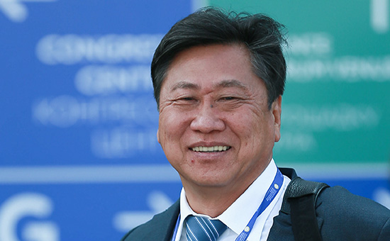 –осси€. —анкт-ѕетербург. 20 июн€ 2016. «аместитель председател€ правлени€ ќјќ "–ус√идро" —ергей ÷ой на XX ѕетербургском международном экономическом форуме на территории конгрессно-выставочного центра "Ёкспофорум". ¬ладимир —мирнов/“ј——